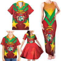 Suriname Emancipation Day Family Matching Tank Maxi Dress and Hawaiian Shirt Wan Switi Keti Koti - Wonder Print Shop