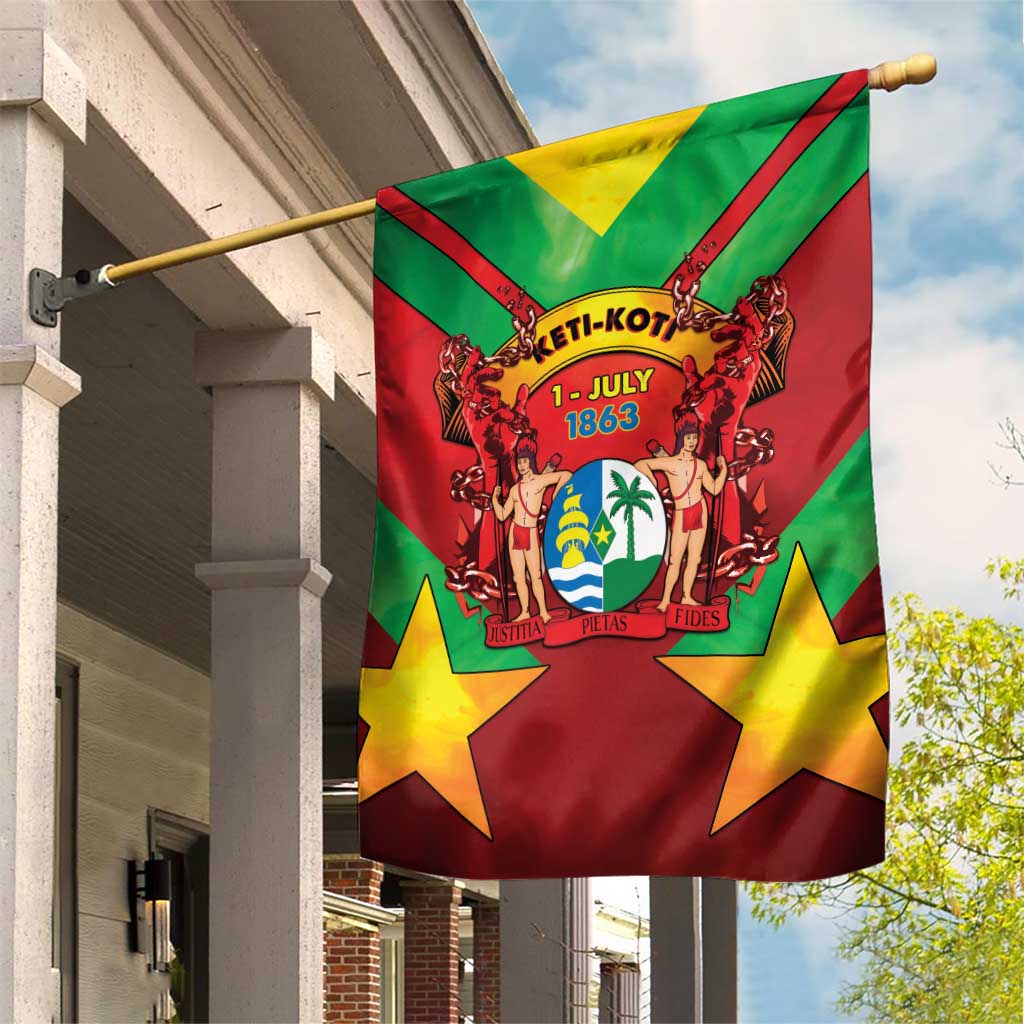 Suriname Emancipation Day Garden Flag Wan Switi Keti Koti - Wonder Print Shop