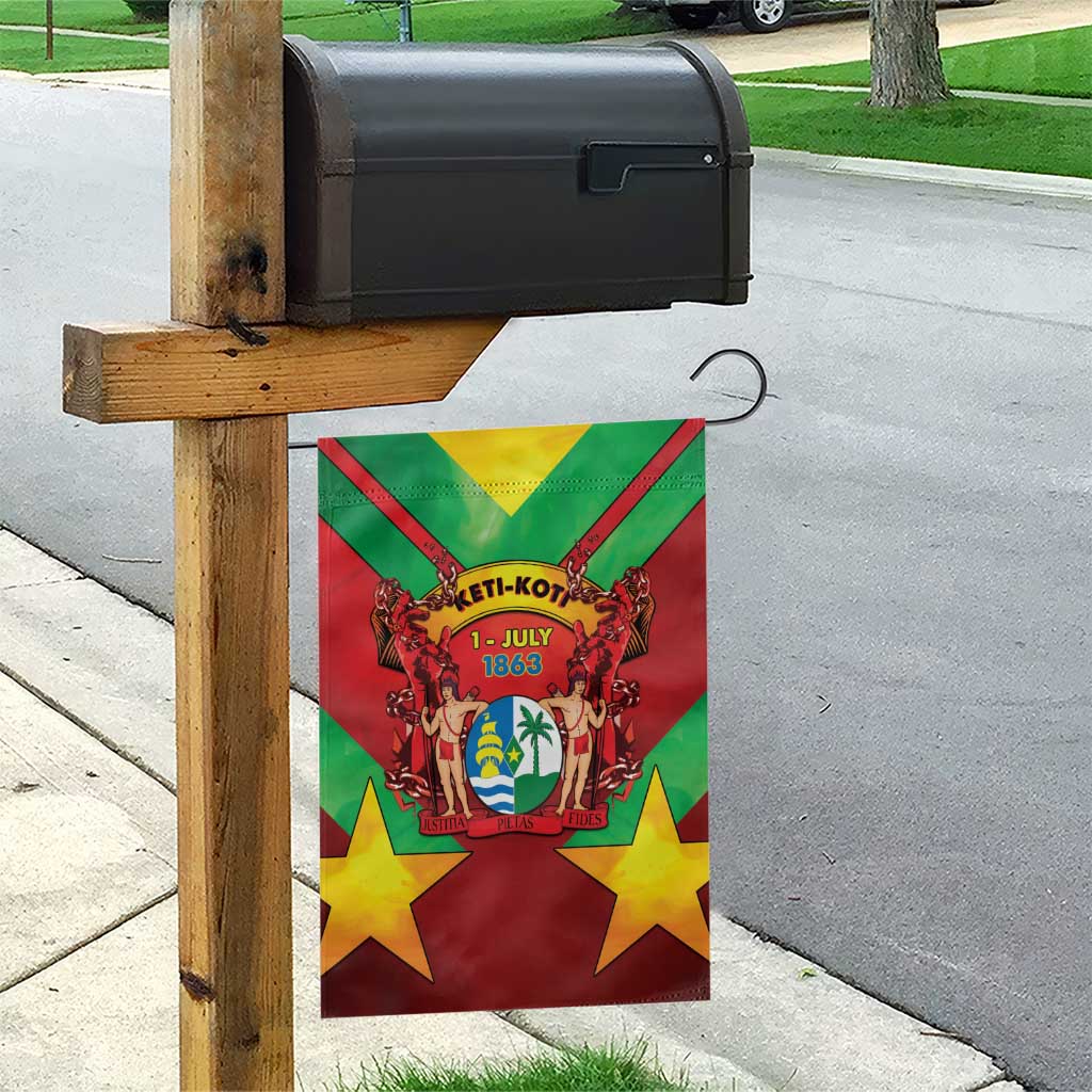 Suriname Emancipation Day Garden Flag Wan Switi Keti Koti - Wonder Print Shop