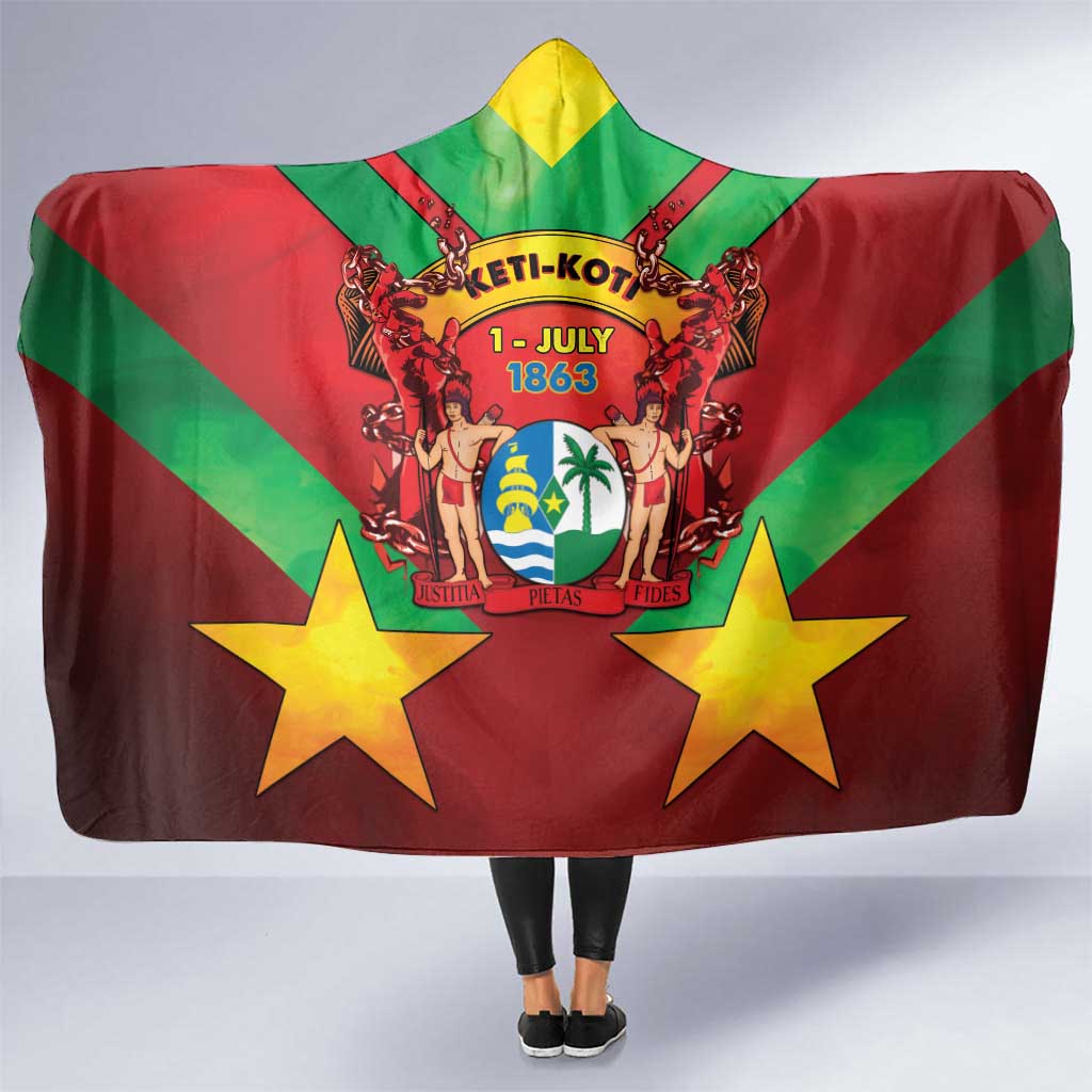 Suriname Emancipation Day Hooded Blanket Wan Switi Keti Koti - Wonder Print Shop