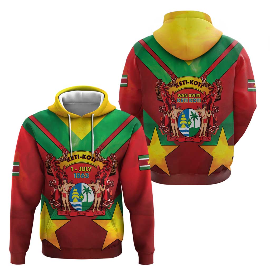 Suriname Emancipation Day Hoodie Wan Switi Keti Koti - Wonder Print Shop