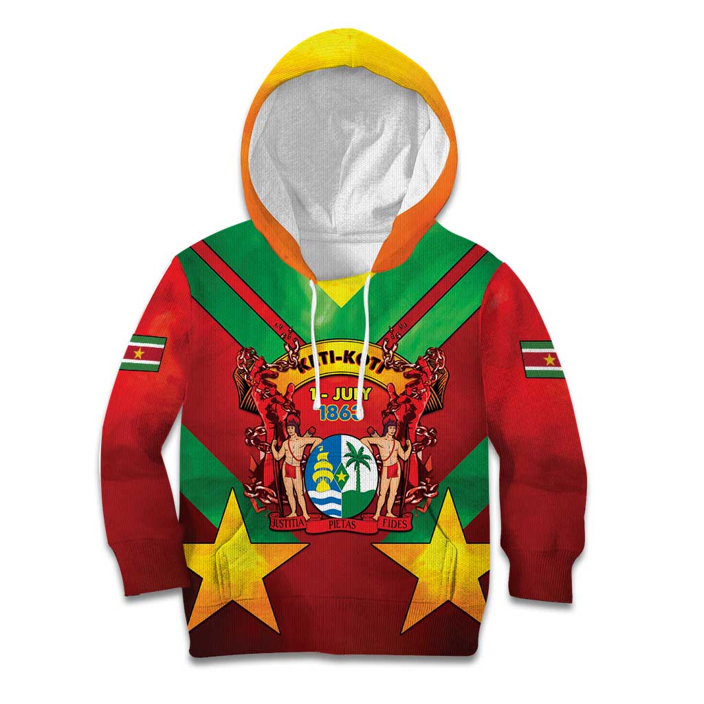 Suriname Emancipation Day Kid Hoodie Wan Switi Keti Koti - Wonder Print Shop