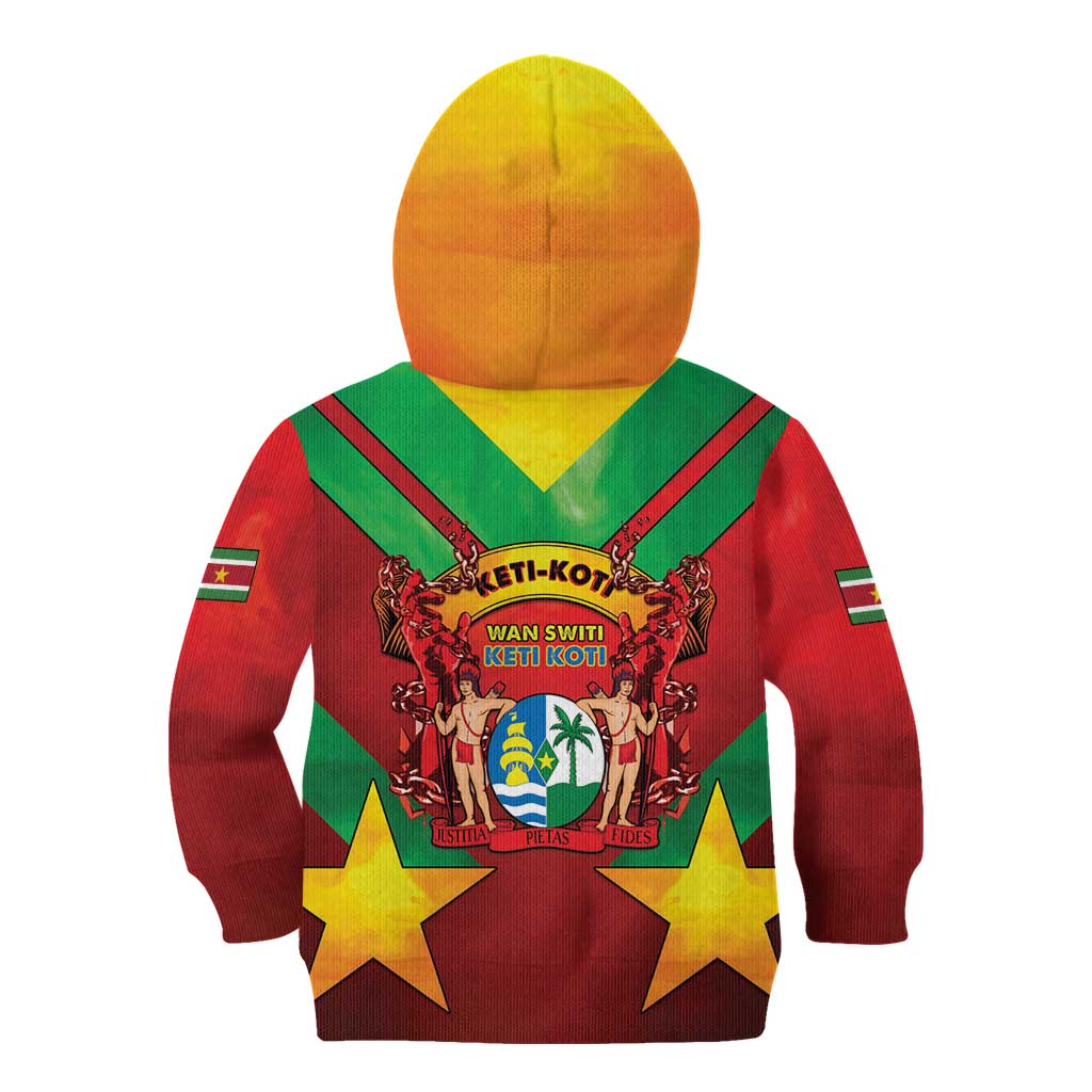 Suriname Emancipation Day Kid Hoodie Wan Switi Keti Koti - Wonder Print Shop