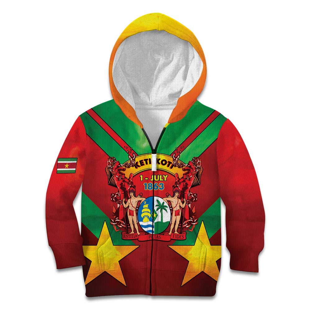 Suriname Emancipation Day Kid Hoodie Wan Switi Keti Koti - Wonder Print Shop