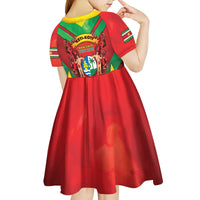 Suriname Emancipation Day Kid Short Sleeve Dress Wan Switi Keti Koti - Wonder Print Shop