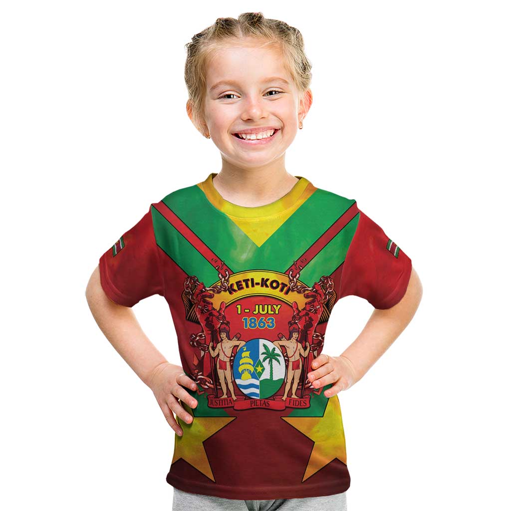 Suriname Emancipation Day Kid T Shirt Wan Switi Keti Koti - Wonder Print Shop
