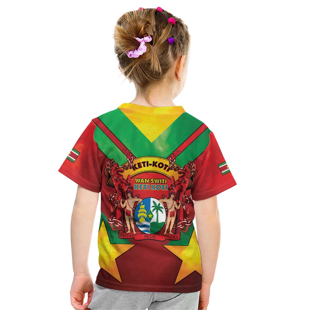 Suriname Emancipation Day Kid T Shirt Wan Switi Keti Koti - Wonder Print Shop