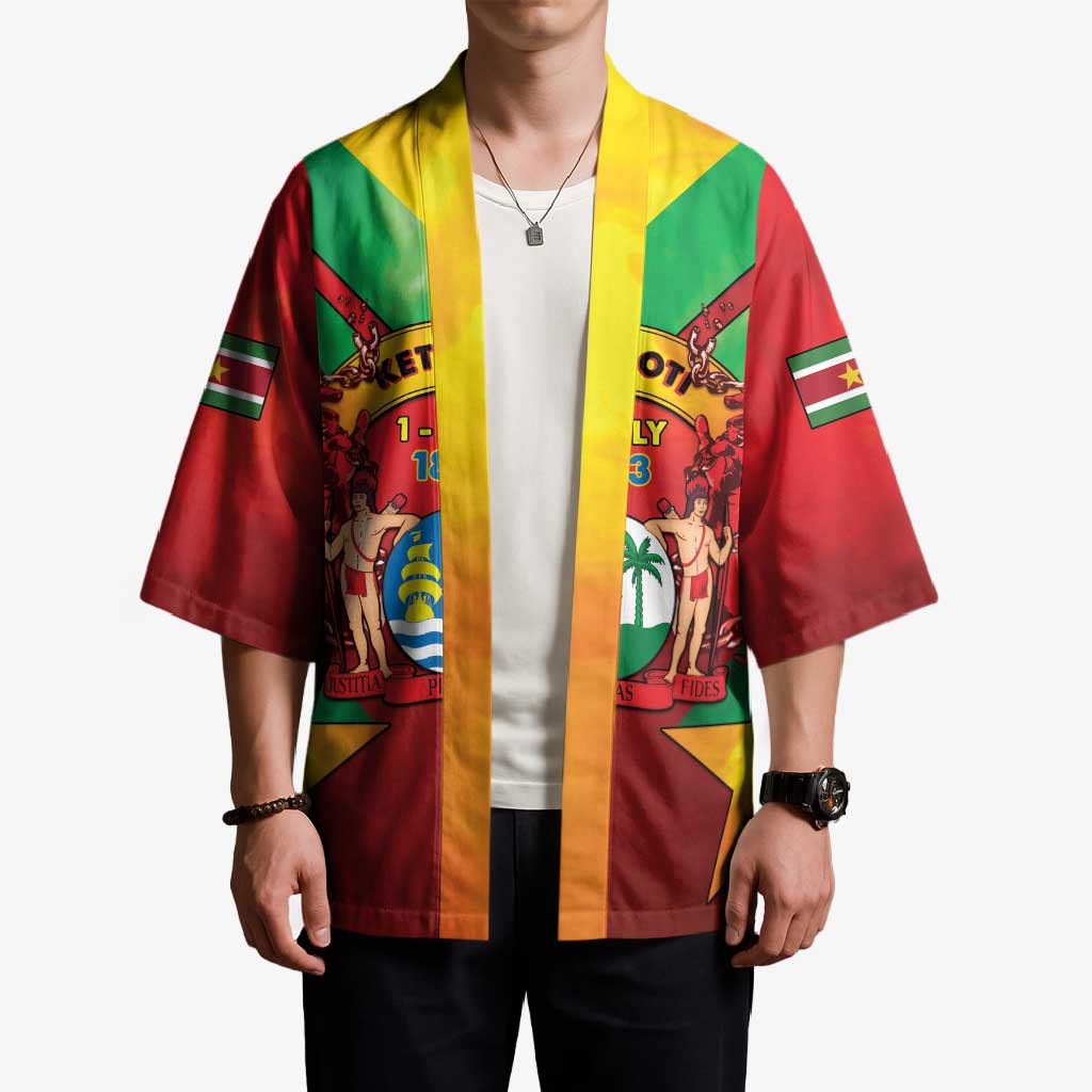 Suriname Emancipation Day Kimono Wan Switi Keti Koti - Wonder Print Shop