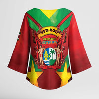 Suriname Emancipation Day Kimono Sleeve Blouse Wan Switi Keti Koti - Wonder Print Shop