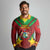 Suriname Emancipation Day Long Sleeve Polo Shirt Wan Switi Keti Koti - Wonder Print Shop