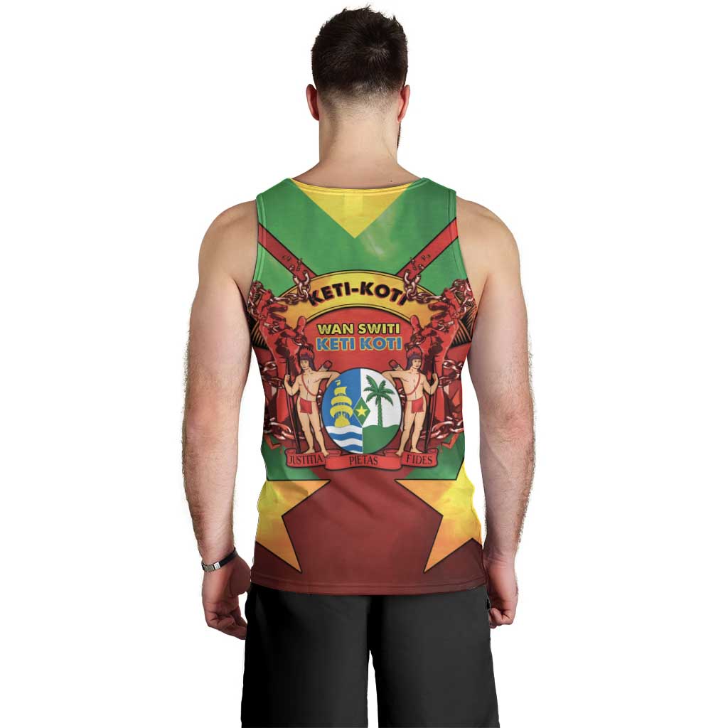 Suriname Emancipation Day Men Tank Top Wan Switi Keti Koti - Wonder Print Shop