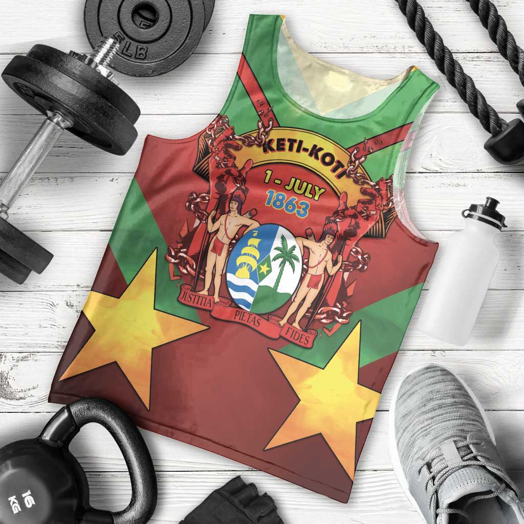 Suriname Emancipation Day Men Tank Top Wan Switi Keti Koti - Wonder Print Shop