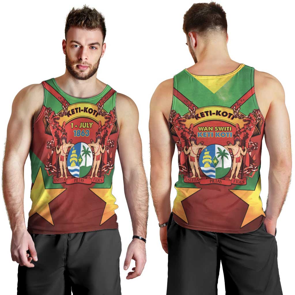 Suriname Emancipation Day Men Tank Top Wan Switi Keti Koti - Wonder Print Shop