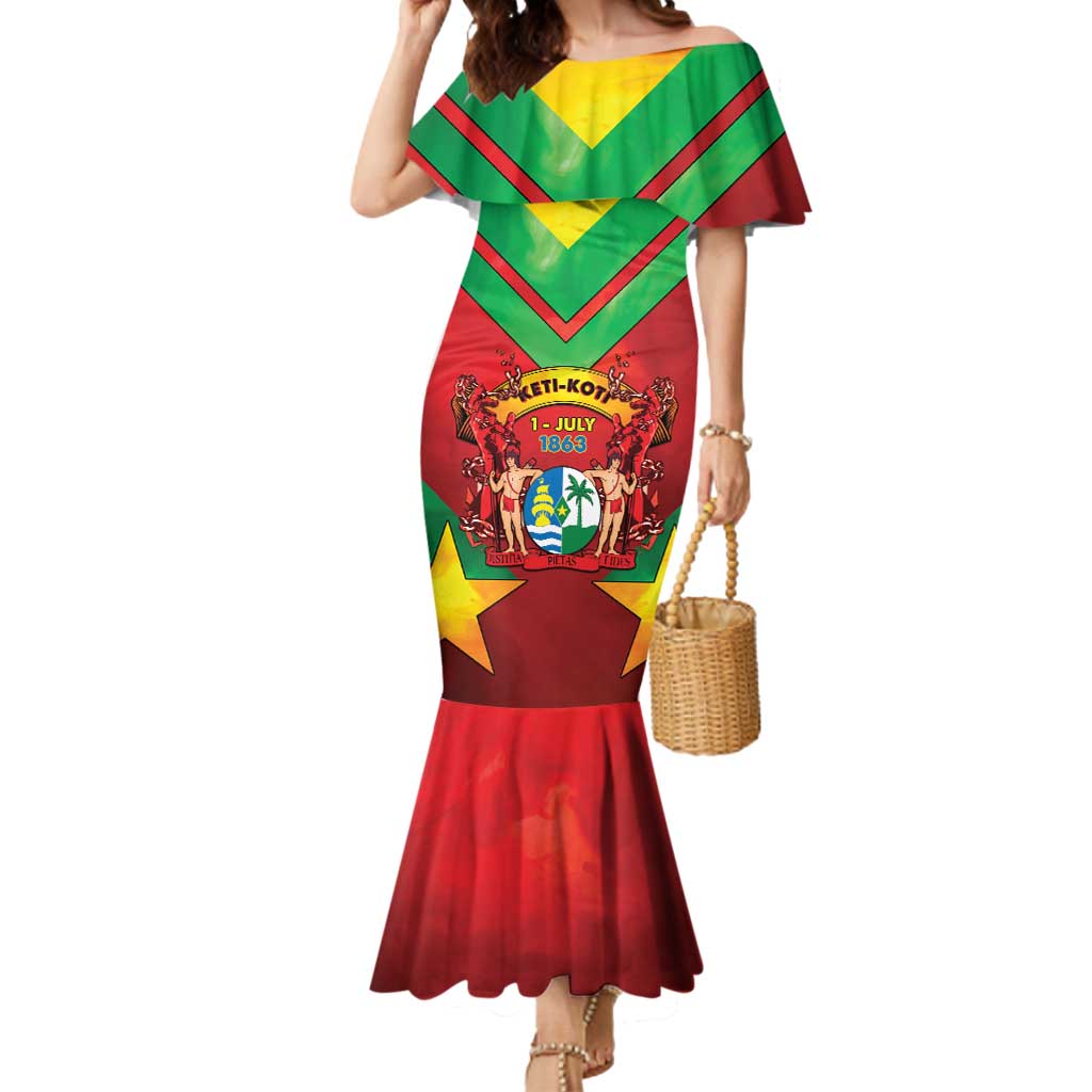 Suriname Emancipation Day Mermaid Dress Wan Switi Keti Koti - Wonder Print Shop