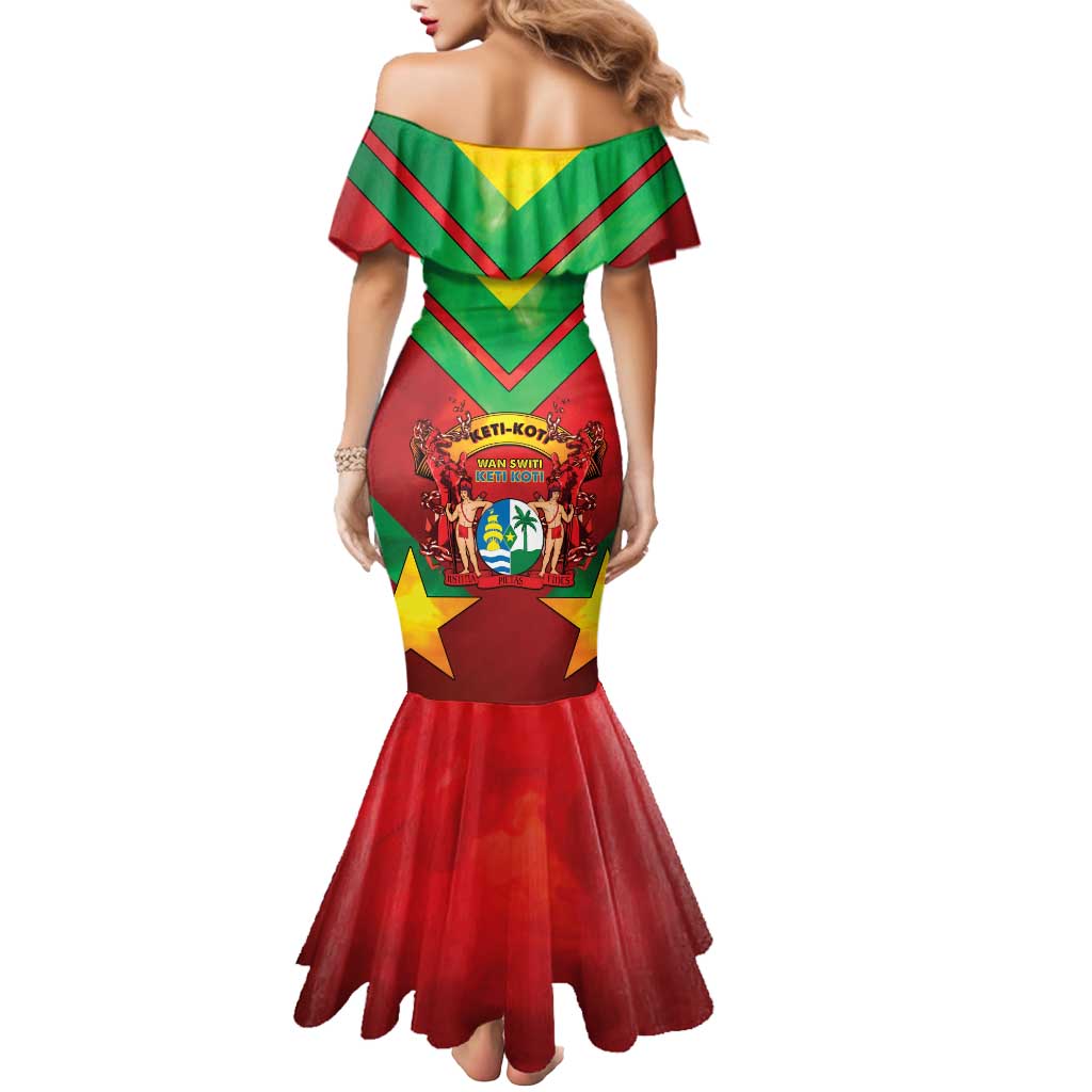 Suriname Emancipation Day Mermaid Dress Wan Switi Keti Koti - Wonder Print Shop