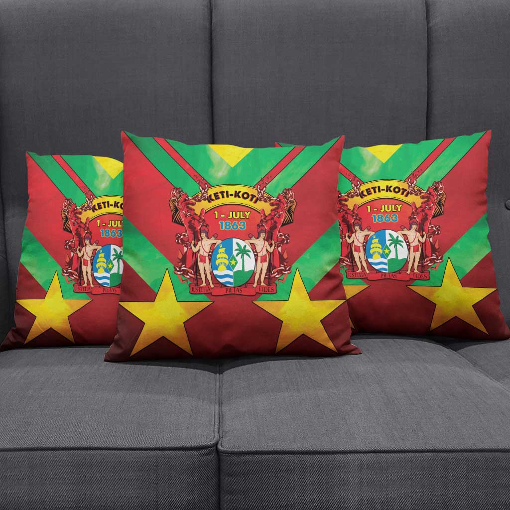 Suriname Emancipation Day Pillow Cover Wan Switi Keti Koti - Wonder Print Shop