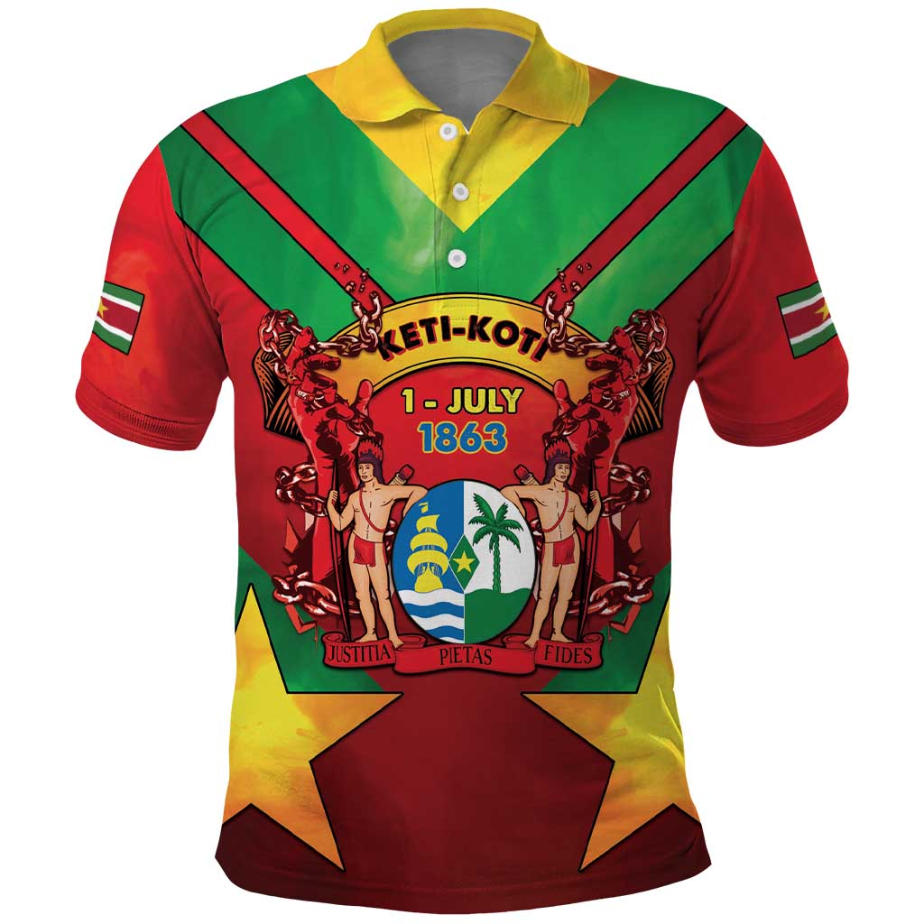 Suriname Emancipation Day Polo Shirt Wan Switi Keti Koti - Wonder Print Shop