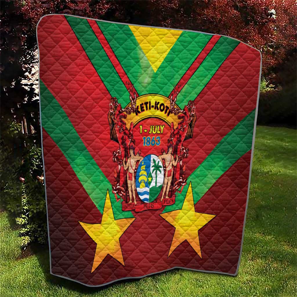 Suriname Emancipation Day Quilt Wan Switi Keti Koti - Wonder Print Shop