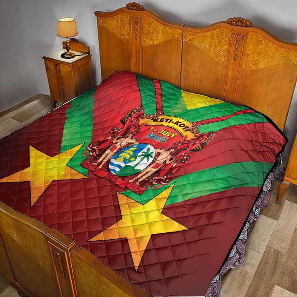 Suriname Emancipation Day Quilt Wan Switi Keti Koti - Wonder Print Shop