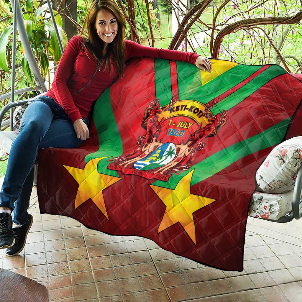 Suriname Emancipation Day Quilt Wan Switi Keti Koti - Wonder Print Shop