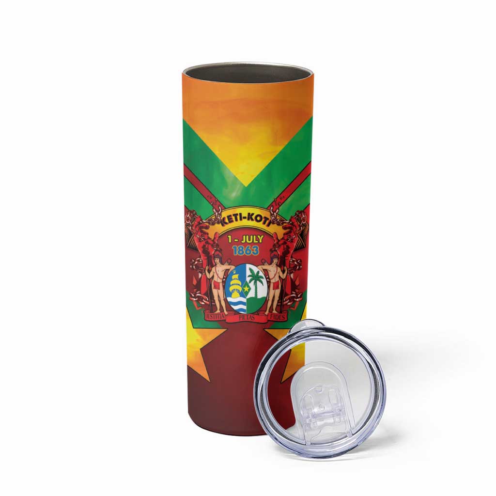 Suriname Emancipation Day Skinny Tumbler Wan Switi Keti Koti - Wonder Print Shop