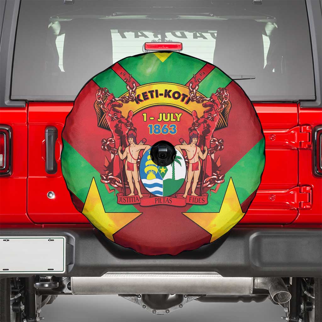 Suriname Emancipation Day Spare Tire Cover Wan Switi Keti Koti - Wonder Print Shop