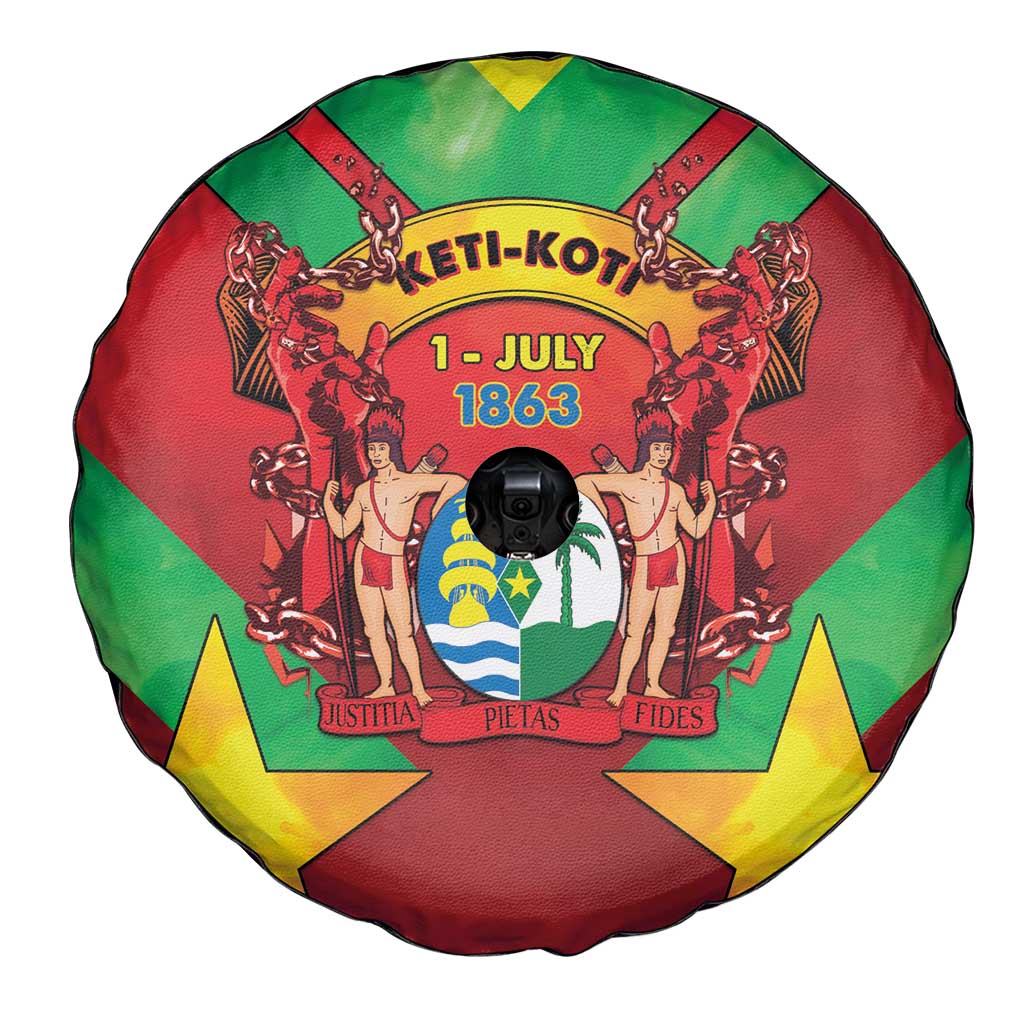 Suriname Emancipation Day Spare Tire Cover Wan Switi Keti Koti - Wonder Print Shop