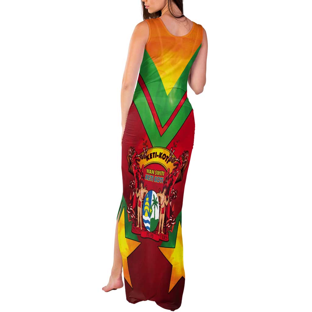 Suriname Emancipation Day Tank Maxi Dress Wan Switi Keti Koti - Wonder Print Shop