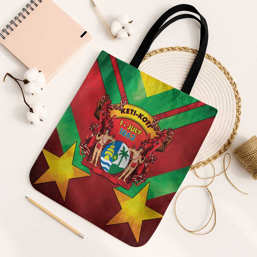 Suriname Emancipation Day Tote Bag Wan Switi Keti Koti - Wonder Print Shop