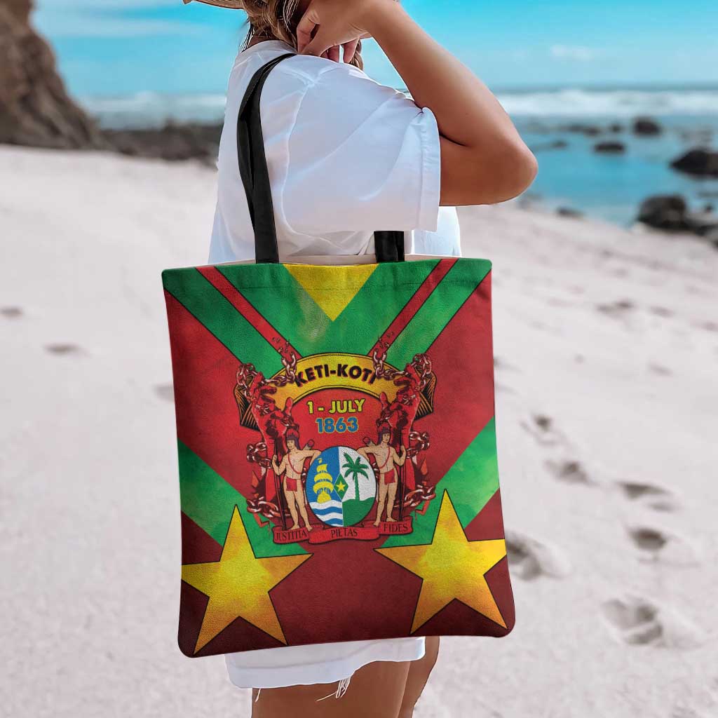 Suriname Emancipation Day Tote Bag Wan Switi Keti Koti - Wonder Print Shop
