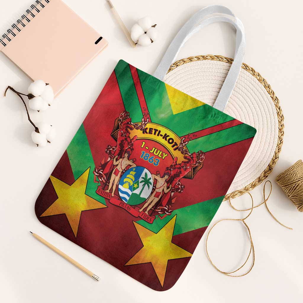 Suriname Emancipation Day Tote Bag Wan Switi Keti Koti - Wonder Print Shop