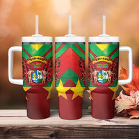Suriname Emancipation Day Tumbler With Handle Wan Switi Keti Koti - Wonder Print Shop