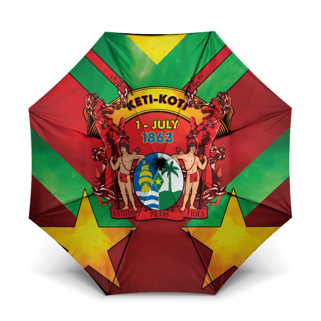 Suriname Emancipation Day Umbrella Wan Switi Keti Koti - Wonder Print Shop