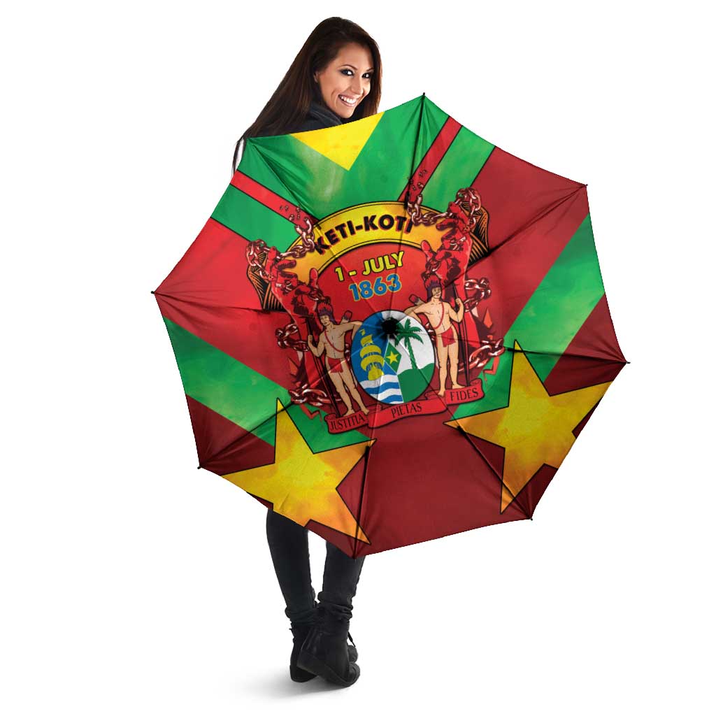 Suriname Emancipation Day Umbrella Wan Switi Keti Koti - Wonder Print Shop