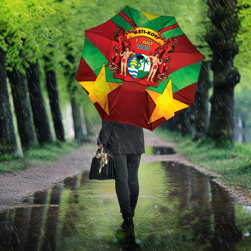 Suriname Emancipation Day Umbrella Wan Switi Keti Koti - Wonder Print Shop