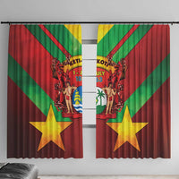Suriname Emancipation Day Window Curtain Wan Switi Keti Koti - Wonder Print Shop