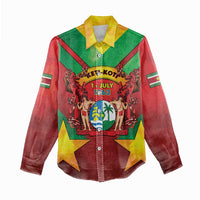 Suriname Emancipation Day Women Casual Shirt Wan Switi Keti Koti - Wonder Print Shop