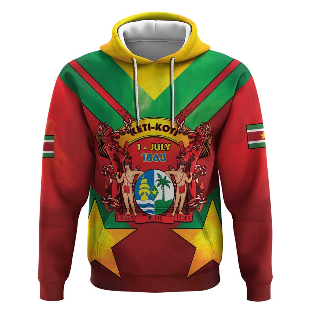 Suriname Emancipation Day Zip Hoodie Wan Switi Keti Koti - Wonder Print Shop