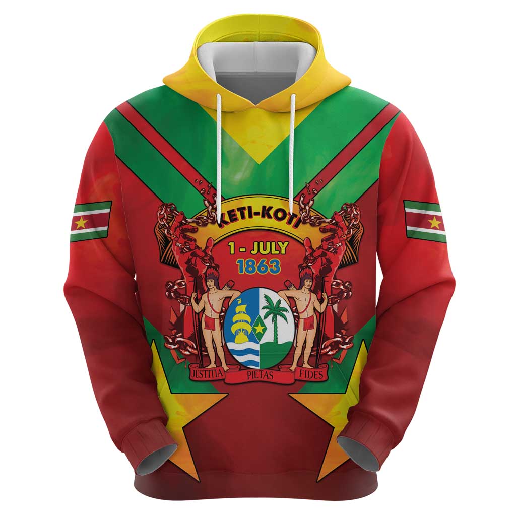 Suriname Emancipation Day Zip Hoodie Wan Switi Keti Koti - Wonder Print Shop