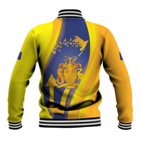 Barbados Emancipation Day Baseball Jacket Freedom And Unity - Wonder Print Shop