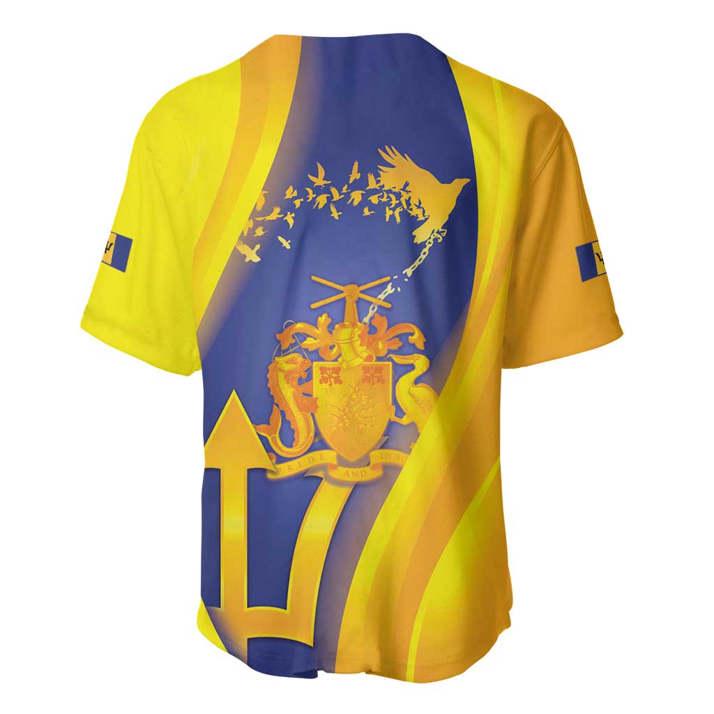 Barbados Emancipation Day Baseball Jersey Freedom And Unity - Wonder Print Shop
