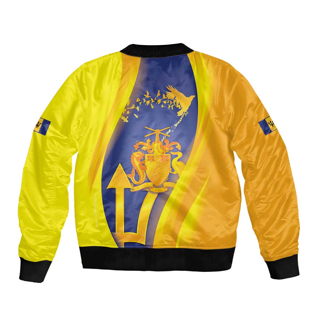 Barbados Emancipation Day Bomber Jacket Freedom And Unity - Wonder Print Shop