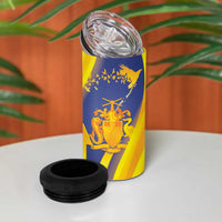 Barbados Emancipation Day 4 in 1 Can Cooler Tumbler Freedom And Unity - Wonder Print Shop