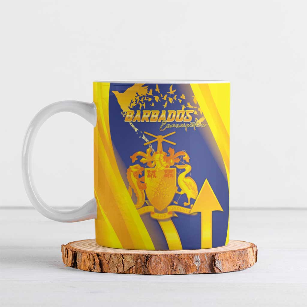 Barbados Emancipation Day Ceramic Mug Freedom And Unity - Wonder Print Shop