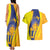 Barbados Emancipation Day Couples Matching Tank Maxi Dress and Hawaiian Shirt Freedom And Unity - Wonder Print Shop