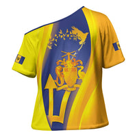 Barbados Emancipation Day Cross Shoulder Shirt Freedom And Unity - Wonder Print Shop