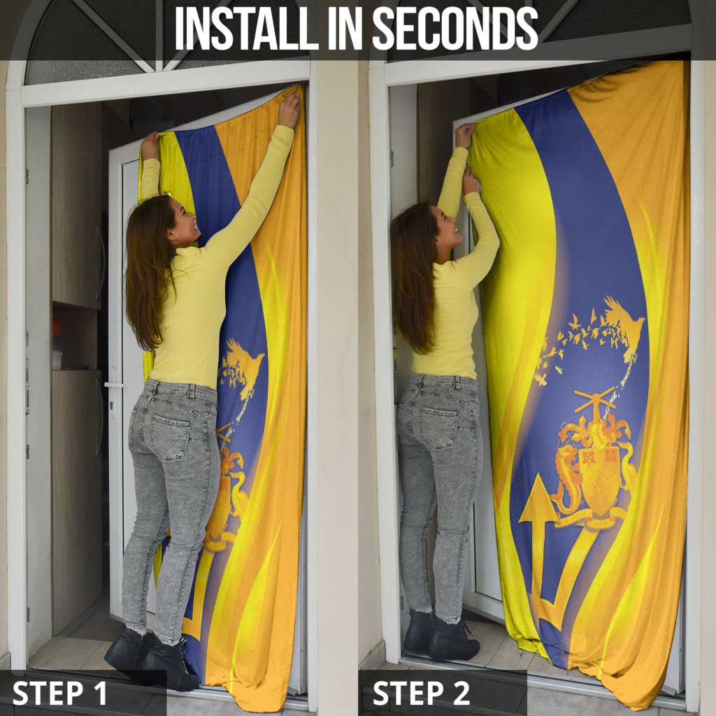 Barbados Emancipation Day Door Cover Freedom And Unity - Wonder Print Shop