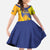 Barbados Emancipation Day Family Matching Off The Shoulder Long Sleeve Dress and Hawaiian Shirt Freedom And Unity - Wonder Print Shop