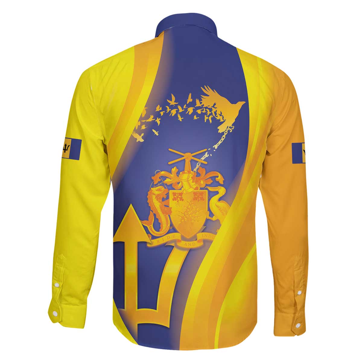 Barbados Emancipation Day Family Matching Off The Shoulder Long Sleeve Dress and Hawaiian Shirt Freedom And Unity - Wonder Print Shop