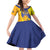 Barbados Emancipation Day Family Matching Off Shoulder Short Dress and Hawaiian Shirt Freedom And Unity - Wonder Print Shop